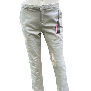 Fox Girls Bella Chino Pant Girls Light Grey G7 Size 7 NWT RN 97275